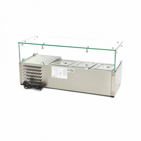 Хладилна витрина MAXIMA на плота 3xGN1/3 - 95cm