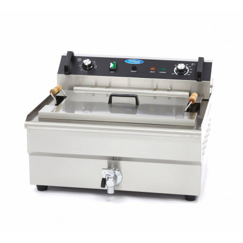 Електрически фритюрник MAXIMA 30л с кран за източване