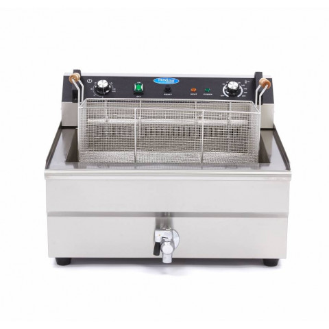 Електрически фритюрник MAXIMA 30л с кран за източване