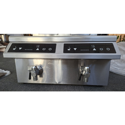 Индукционен фритюрник MAXIMA 2x8л с кран за източване DEMO