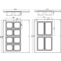 Хладилник за салати MAXIMA 67L
