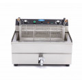 Електрически фритюрник MAXIMA 30л с кран за източване