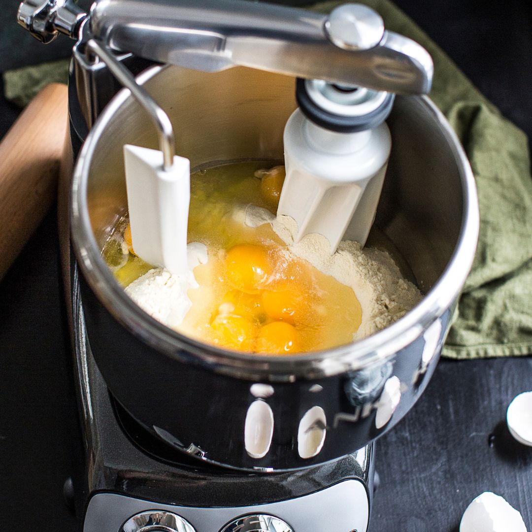 Durum dough with Ankarsrum stand mixer